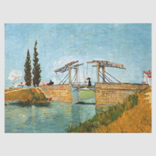 Papel De Seda Vincent van Gogh - Ponte Langlois em Arles #3
