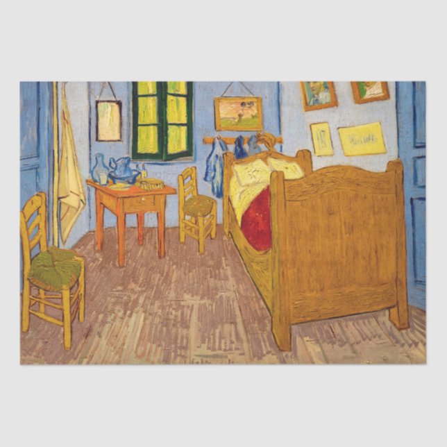 Papel De Seda Vincent van Gogh - Quarto de Vincent em Arles (Frente )