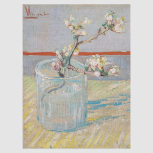 Papel De Seda Vincent van Gogh - Ramificação de Amêndoa em um