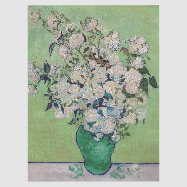 Papel De Seda Vincent van Gogh - Rosas (Criador carregado)