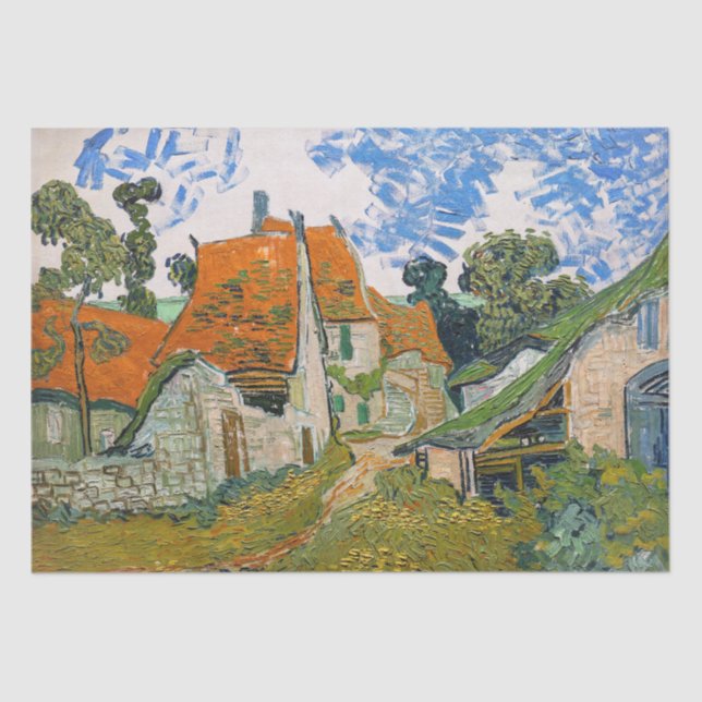 Papel De Seda Vincent van Gogh - Rua Auvers-sur-Oise (Frente )