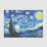 Papel De Seda Vincent Van Gogh Starry Night Blue<br><div class="desc">Vincent Van Gogh Starry Night Blue</div>