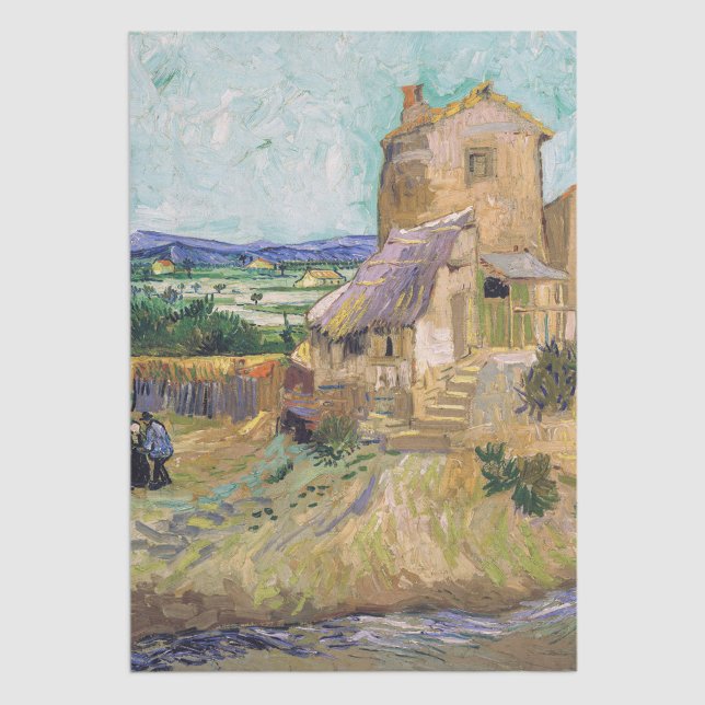 Papel De Seda Vincent van Gogh - The Old Mill (Criador carregado)