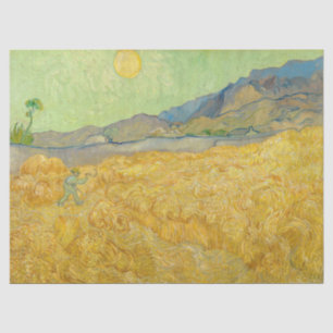 Papel De Seda Vincent van Gogh - Wheatfield com um Receptor