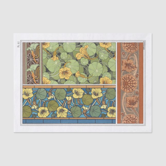 Papel De Seda Vinhas de peixe (Frente )