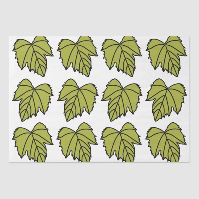 Papel De Seda Vinhas Vermelhos De Grama Vinhas (Frente )