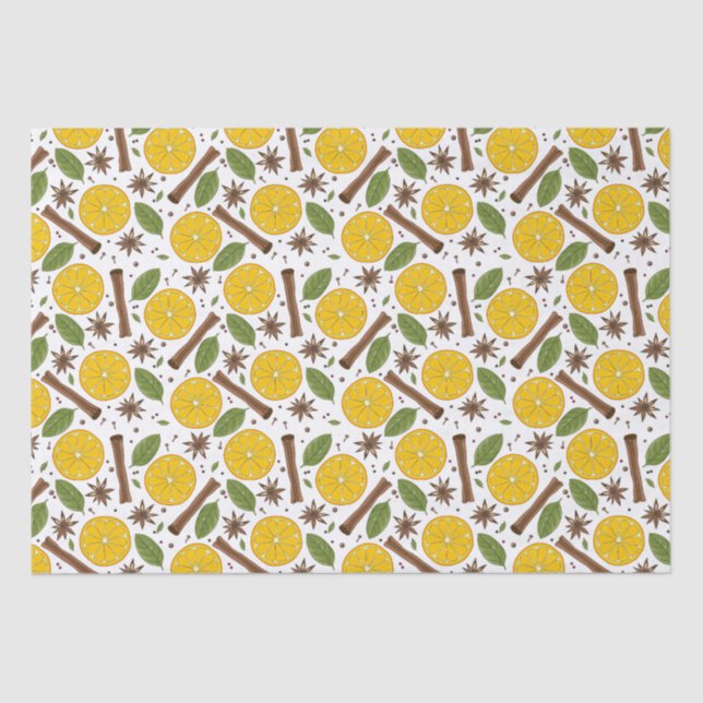 Papel De Seda Vinho branco apimentado (Frente )