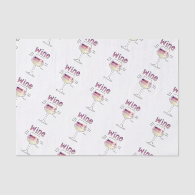 PAPEL DE SEDA VINHO, MAIS VINHO, AINDA MAIS VINHO (Frente )