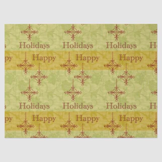 Papel De Seda Vintage 70's Style Christmas (Frente )