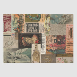 Papel De Seda Vintage Advertisement Collage ShabbyChic Decoupage