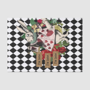 Papel De Seda Vintage Alice no País das Maravilhas