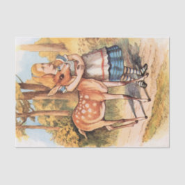 Papel De Seda Vintage Alice no País das Maravilhas