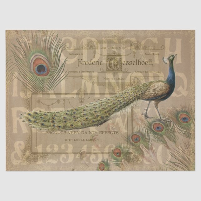 Papel De Seda Vintage Alpha Male Daee Decoupage (Frente )