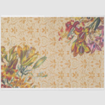 Vintage - Antiquidade - Descamação Floral