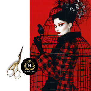 Papel De Seda Vintage Birdcage Hat Floral Decoupage