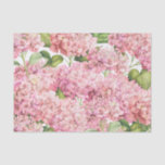 Papel De Seda Vintage Blush Pink Hydrangea Padrão Floral<br><div class="desc">Este papel de tecido floral estilo vintage apresenta flores românticas de hydrangea rosa em um padrão gracioso. Perfeito para embrulho de presente de casamento ou para projetos de artesanato,  incluindo desacoplamento. Concebido pelo artista mundialmente famoso ©Tim Coffey.</div>