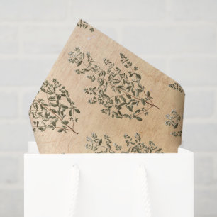 Papel De Seda Vintage Botanical