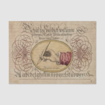 Vintage Calliographic