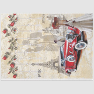 Papel De Seda Vintage Cards Series Design 5 de 1930