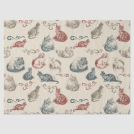 Papel De Seda Vintage Cats