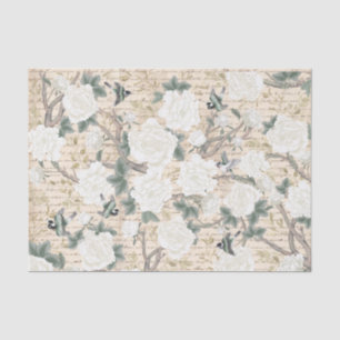 Papel De Seda Vintage Chinoiserie - Desligamento de Escrita Manu