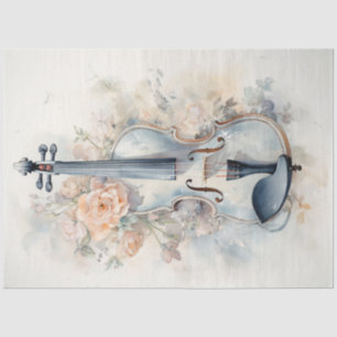 Papel De Seda Vintage chique verde-pastel