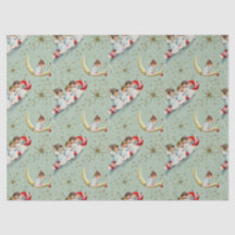 Vintage Christmas Angels Tissue Paper