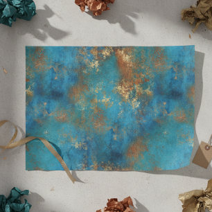 Papel de Seda Vintage Cobre com Pátina Distress