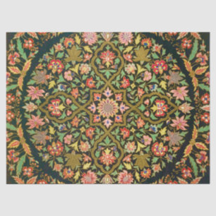 Papel De Seda Vintage Colorful Indian Floral Embroiderme Impress