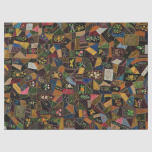 Papel De Seda Vintage Crazy Quilt