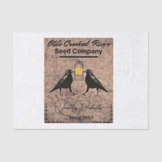 Papel De Seda Vintage Crow Seed Co. Design