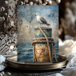 Papel De Seda Vintage-d-água mar Glarus gull