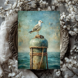 Papel De Seda Vintage-d-água mar Glarus gull