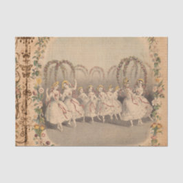 Papel De Seda Vintage Dancers Collage