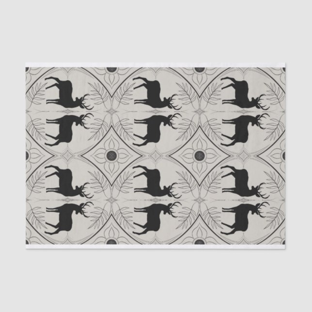 Papel De Seda Vintage Deer 2 (Frente )