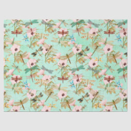 Papel De Seda Vintage Dragonflies Series Design 11