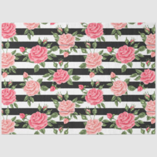 Papel De Seda Vintage Elegant Modern Floral Tissue Paper