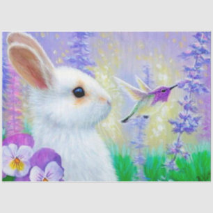 Papel De Seda Vintage Elegant Modern Páscoa Tissue Paper