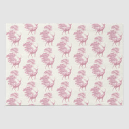 Papel De Seda Vintage Elegante Cinza Rosa em Floresta