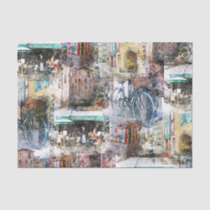 Papel De Seda Vintage em francês para desligar páginas