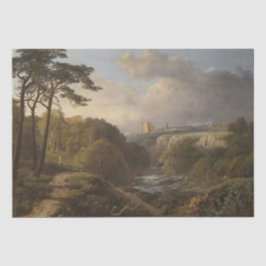 Papel De Seda Vintage English Landscape in Derbyshire County