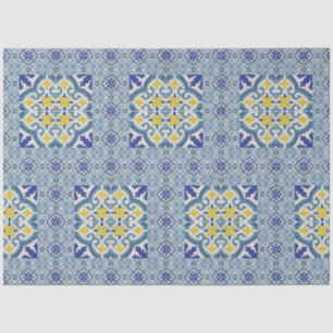 Papel De Seda Vintage Farmhouse Blue White Decoupage