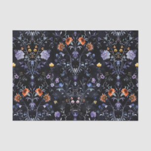 Papel De Seda Vintage Floral Botânica