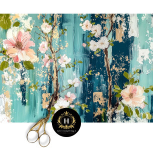 Papel De Seda Vintage Floral Decoupage