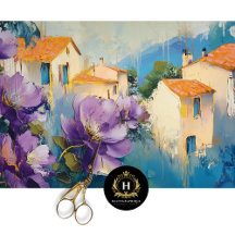 Vintage Floral French Riviera France Decoupage