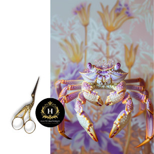 Papel De Seda Vintage Floral King Crab Decoupage