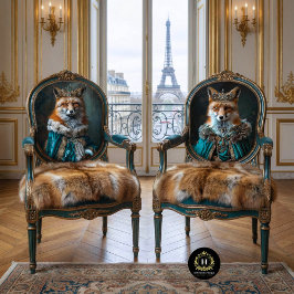 Papel De Seda Vintage Floral King Fox Decoupage