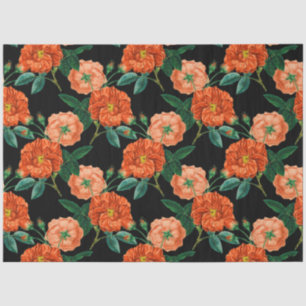 Papel De Seda Vintage Floral Popular