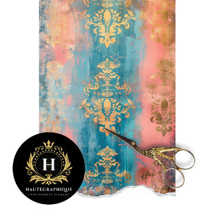 Papel De Seda Vintage Floral Textura Rústica Francesa Decoupage