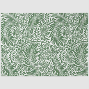 Papel De Seda Vintage Floral William Morris Willow Bough Green